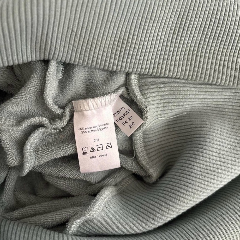 VENUS Off-the-Shoulder One-Sleeve Sweater in Sage - Picture 7 of 7